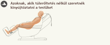 Masszászfotelen a gyors program is elérhető